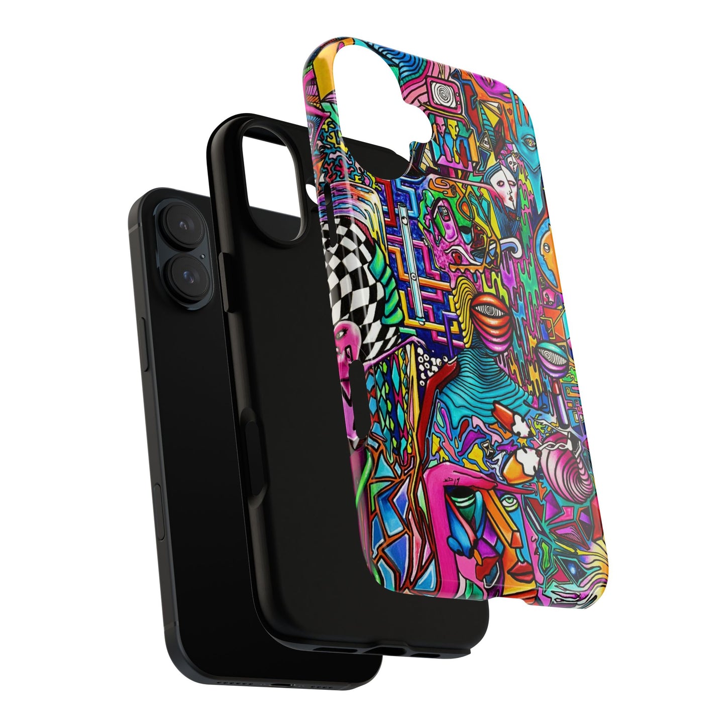 Dream World Vibrant Phone Case with Abstract Art | Tough Cases for Creative Souls, Colorful Accessories, Unique Gifts, Phone Protection, Artistic [...]