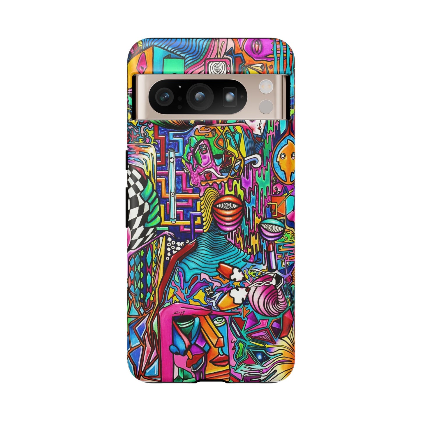 Dream World Vibrant Phone Case with Abstract Art | Tough Cases for Creative Souls, Colorful Accessories, Unique Gifts, Phone Protection, Artistic [...]