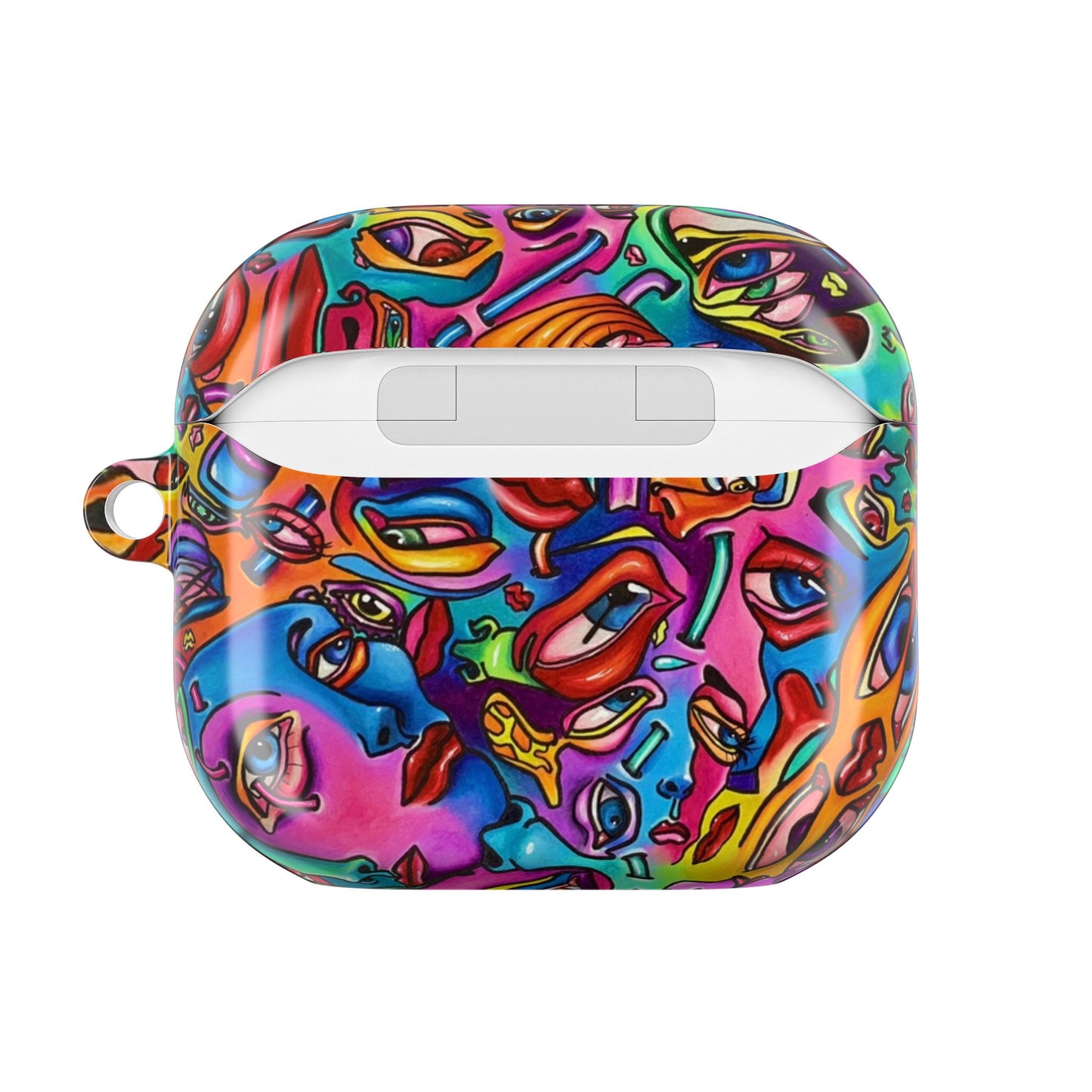 Mind Flip Colorful AirPod Case, Artistic Accessory, Unique Earbud Cover, Gift for Music Lovers, Fun Phone Accessories, Tech Style
