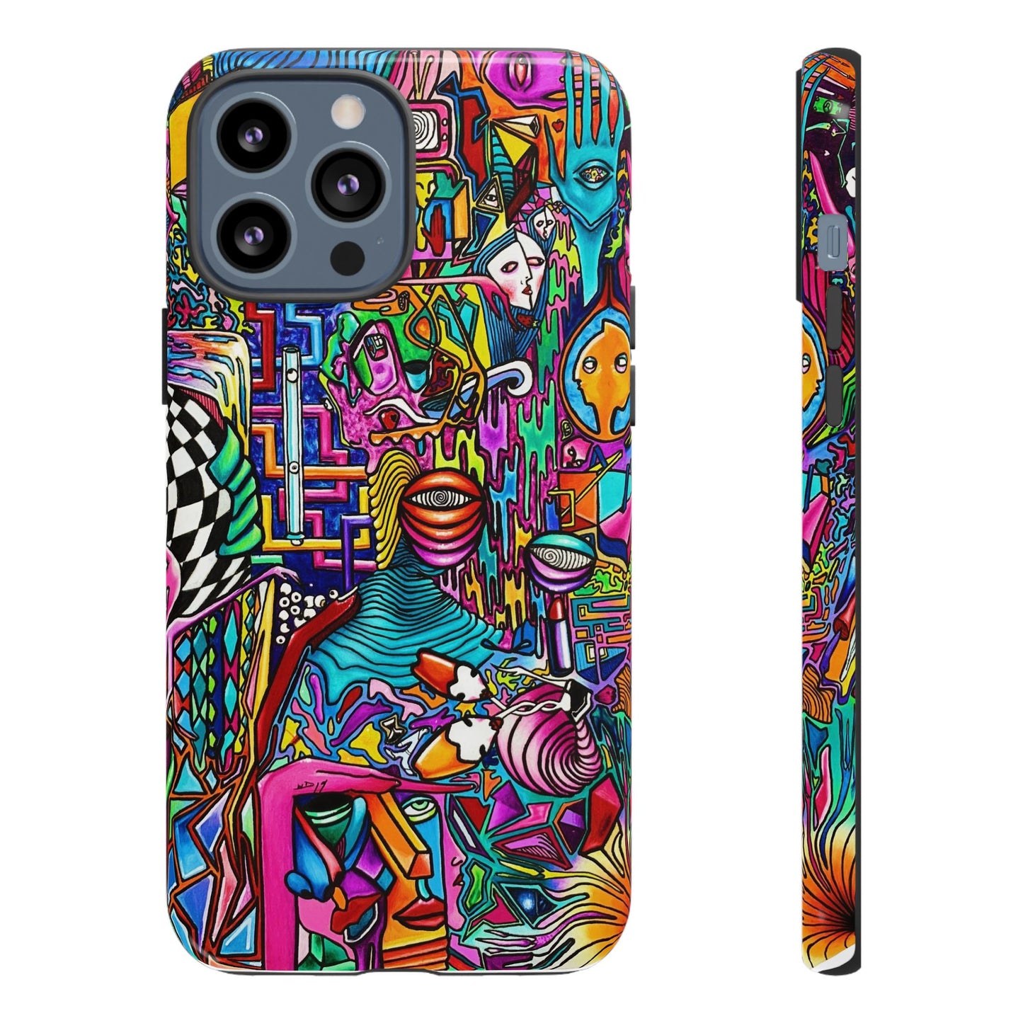 Dream World Vibrant Phone Case with Abstract Art | Tough Cases for Creative Souls, Colorful Accessories, Unique Gifts, Phone Protection, Artistic [...]