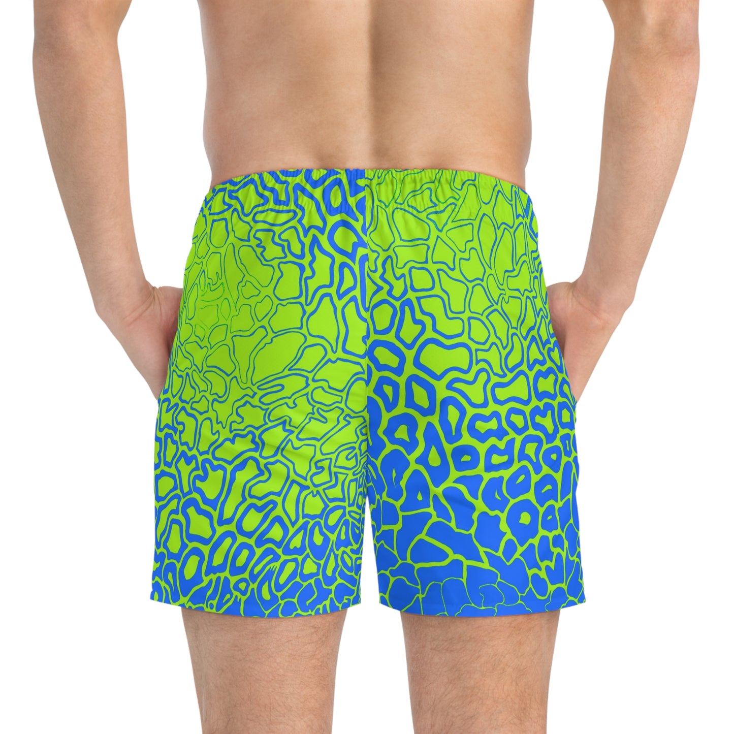 Pressure Vibrant Swim Trunks - Colorful Beach Shorts for Summer Fun, Pool Party Essentials, Vacation Wear, Ocean Adventures, Sports Swimwear