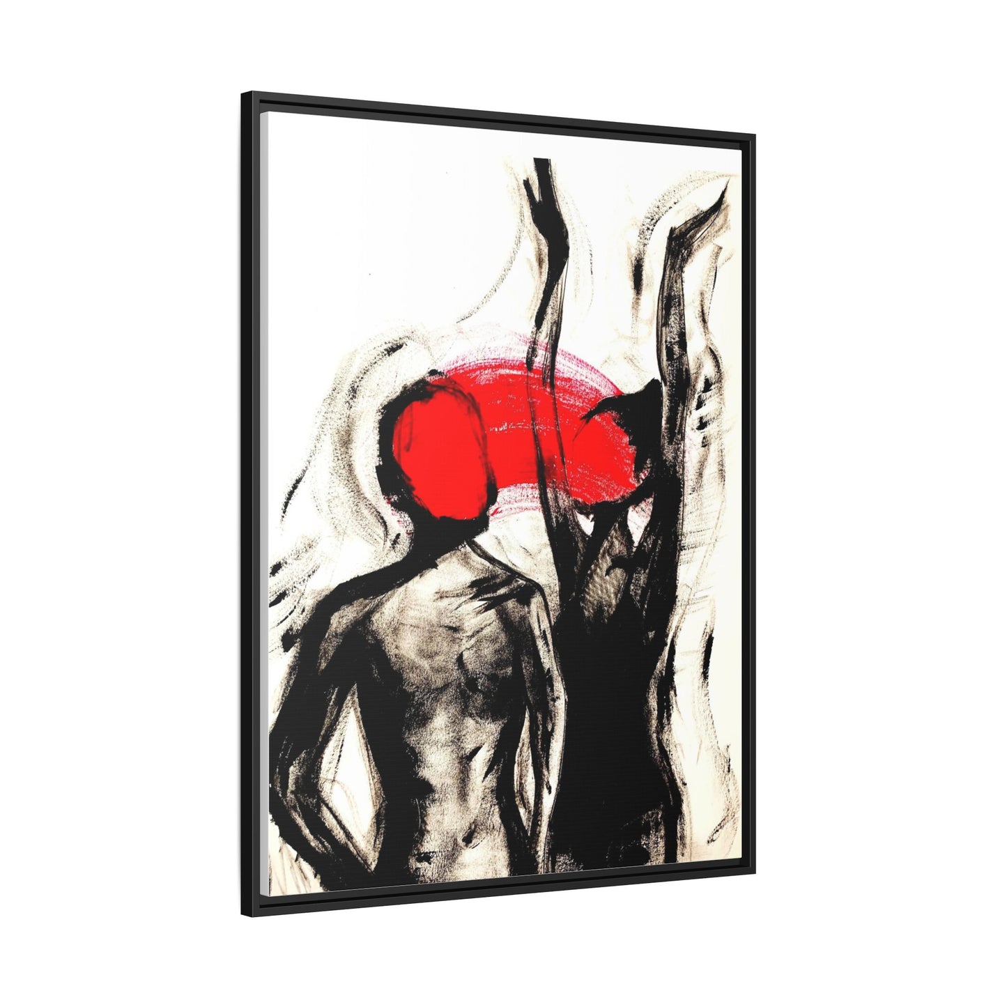 When You Move, I'm Moved ~ Framed Canvas Reproduction