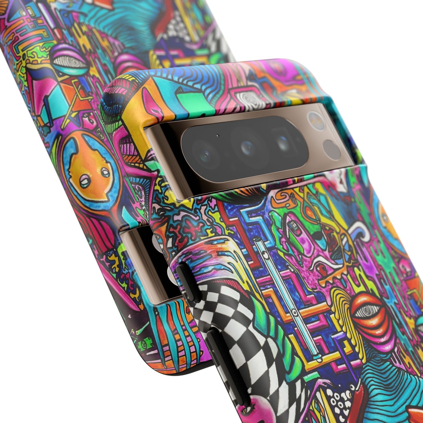 Dream World Vibrant Phone Case with Abstract Art | Tough Cases for Creative Souls, Colorful Accessories, Unique Gifts, Phone Protection, Artistic [...]