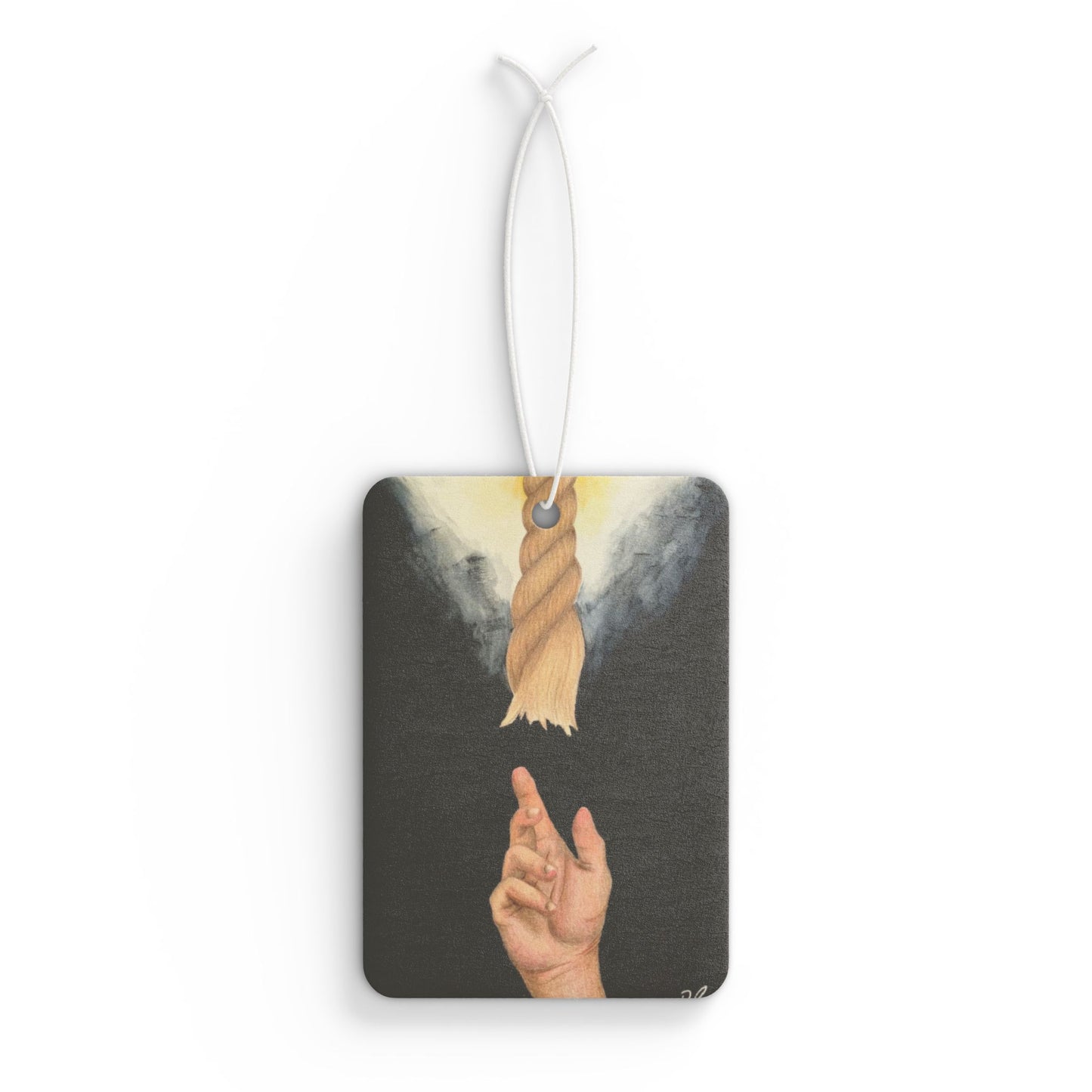 Hope/ Help Car Air Freshener, Unique Aromatic Decor for Vehicles, Gift for Car Lovers, Eco-Friendly Travel Essential, Scented Accessories