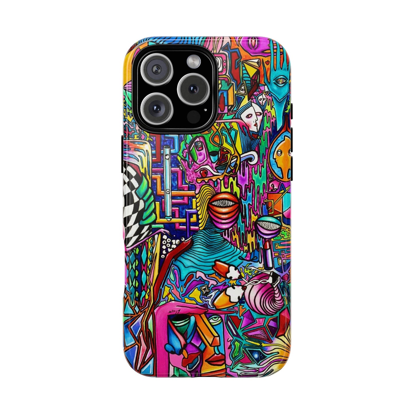 Dream World Vibrant Phone Case with Abstract Art | Tough Cases for Creative Souls, Colorful Accessories, Unique Gifts, Phone Protection, Artistic [...]